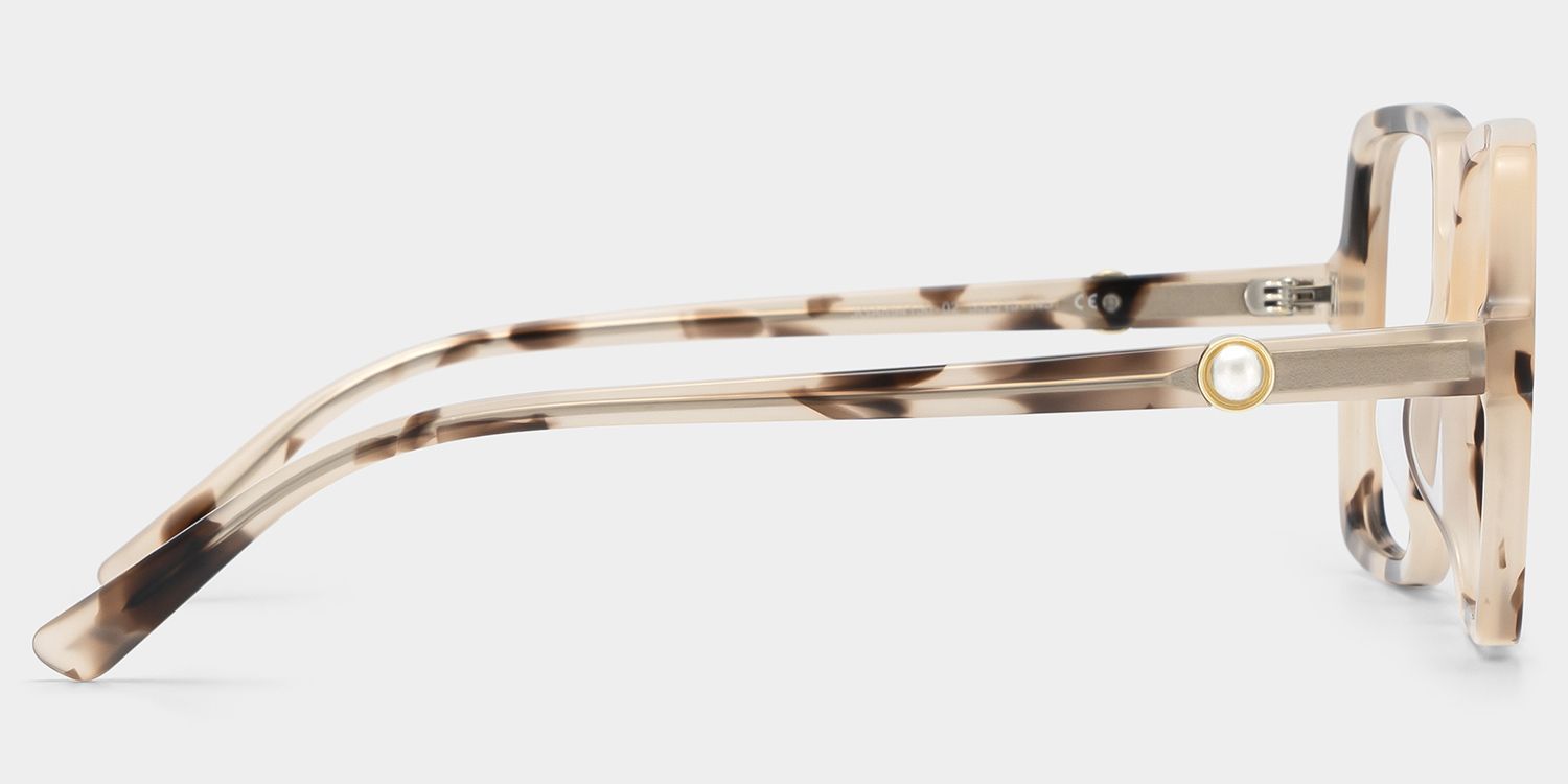 Tortoise Shell Square Elena Eyeglasses — Classic Style | ZEELOOL3
