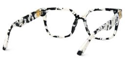 Kerri Cow Print Square Glasses5