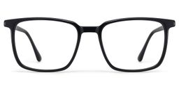 Aidan Black Rectangle Glasses1