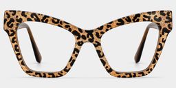 Ansyah Leopard Cat eye Glasses1