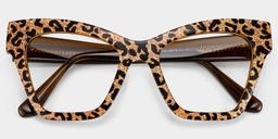 Ansyah Leopard Cat eye Glasses2