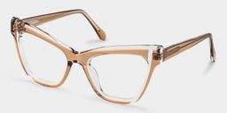 Saucie Brown Cat eye Glasses3