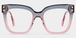Minguela Gray Pink Square Glasses2