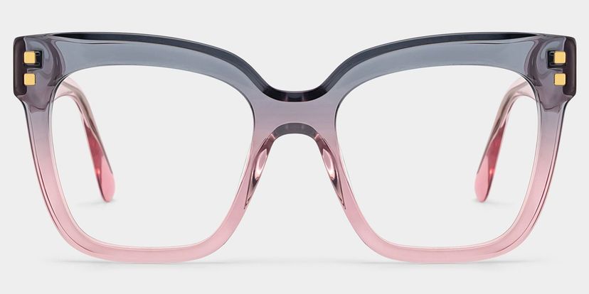 Minguela Gray Pink Square Glasses