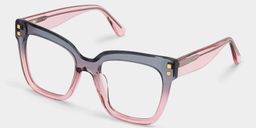 Minguela Gray Pink Square Glasses4