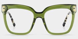 Minguela Green Square Glasses1