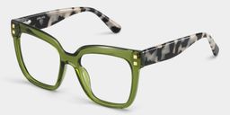 Minguela Green Square Glasses3