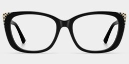 Madeline Black Cat eye Glasses1