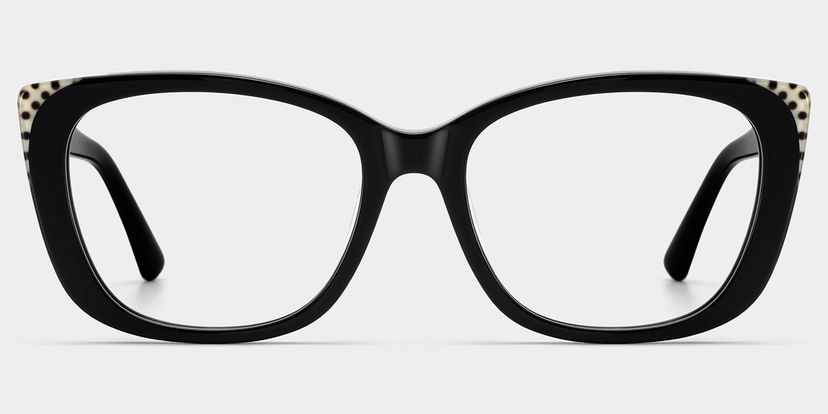 Madeline Black Cat eye Glasses