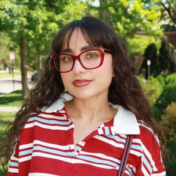Madeline Red Cat eye Glasses6