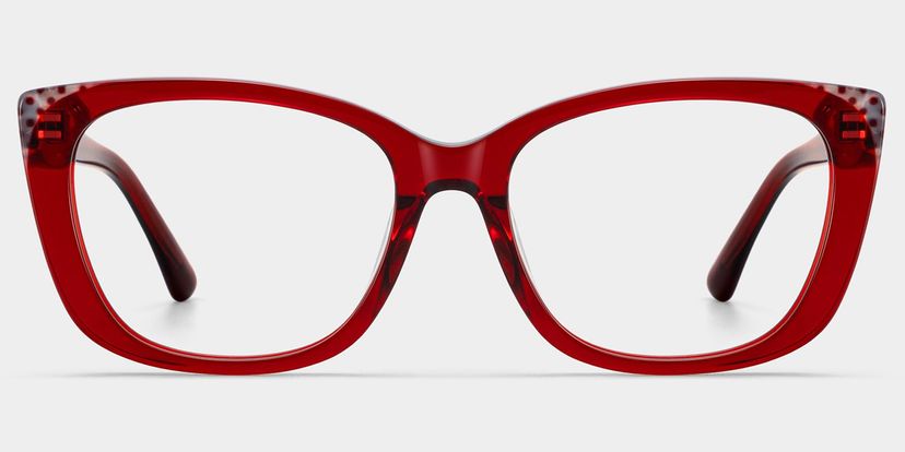 Madeline Red Cat eye Glasses