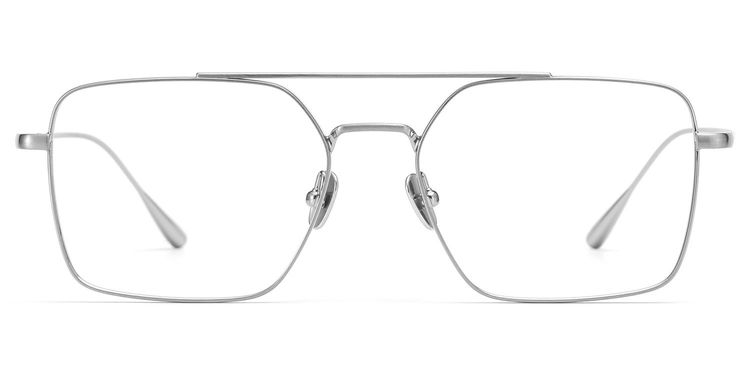 Jensen Silver Aviator Glasses