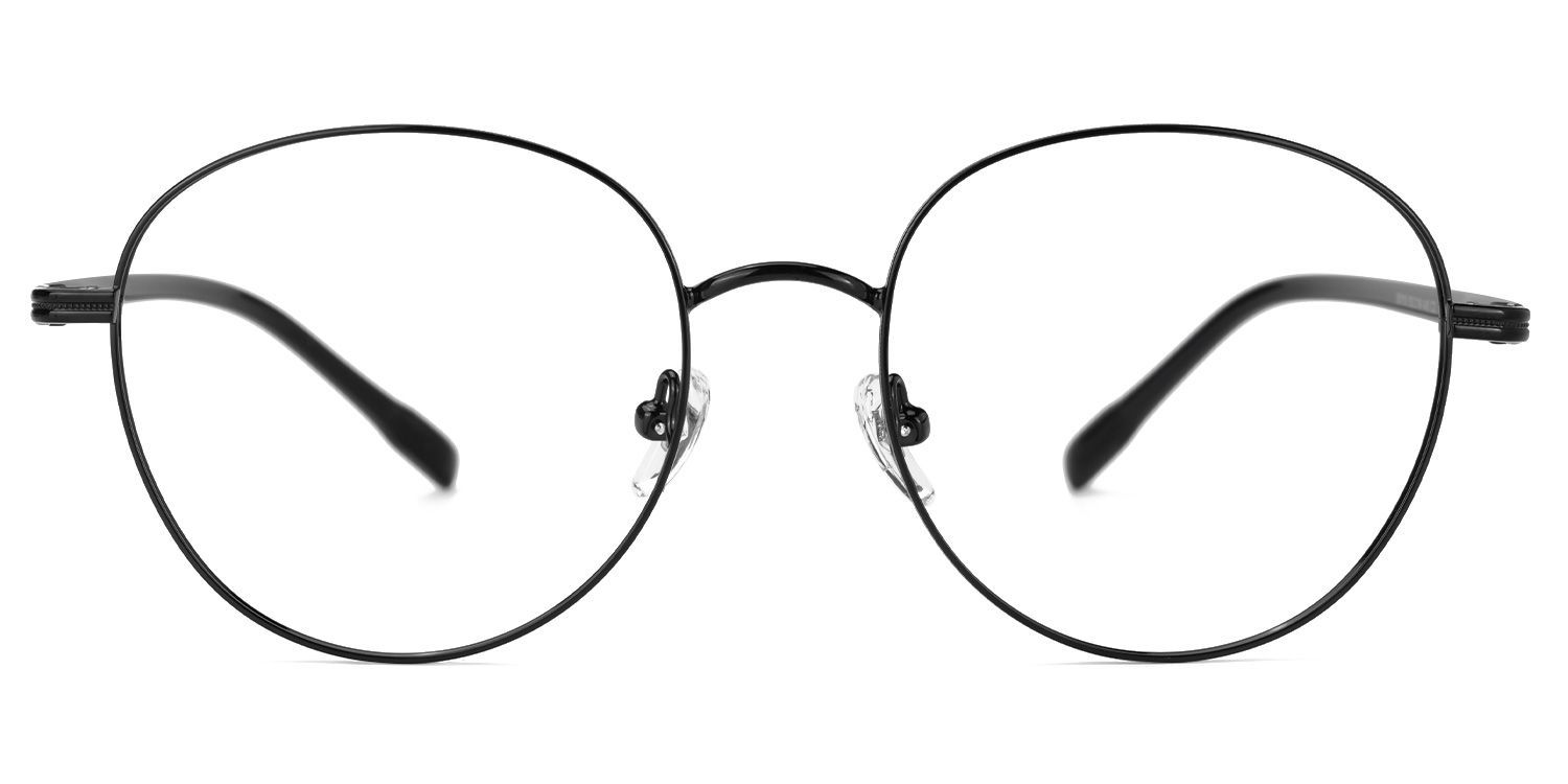 Titanium Celena Eyeglasses, Celena Round Glasses -Zeelool Glasses0