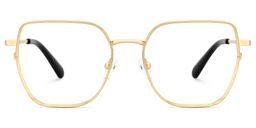 Fife Gold Geometric Glasses1