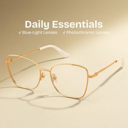 Kai Gold Butterfly Glasses0