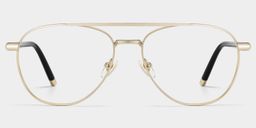 Calvin Gold Aviator Glasses2