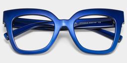 Malcolm Blue Square Glasses2
