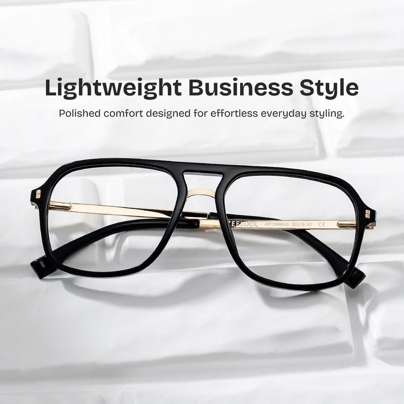 Kilworth Black Aviator Glasses
