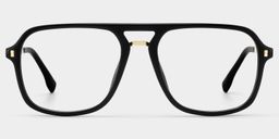 Kilworth Black Aviator Glasses1