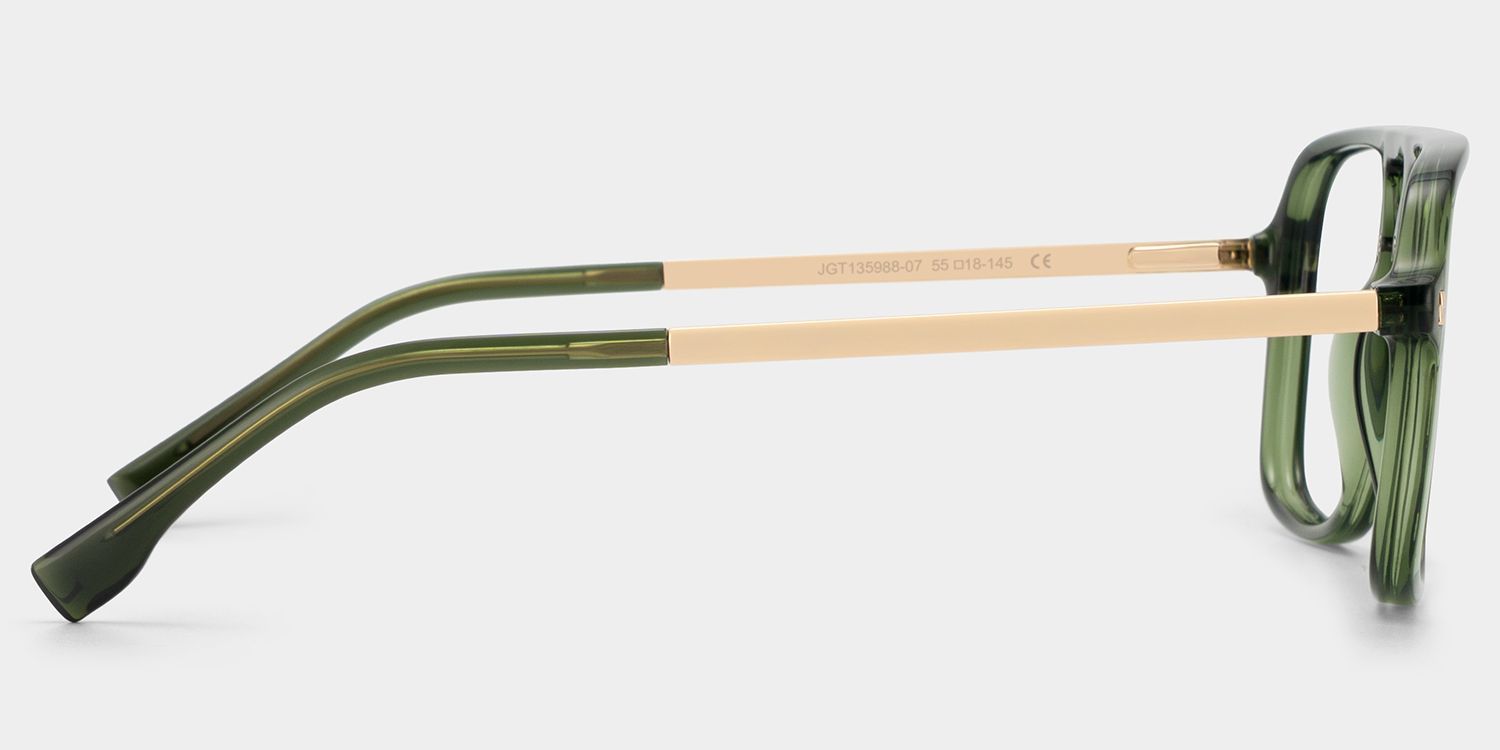 Aviator Kilworth Green Glasses deals -Zeelool Glasses6