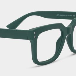 Liizbeett Green Square Glasses5