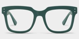 Liizbeett Green Square Glasses1