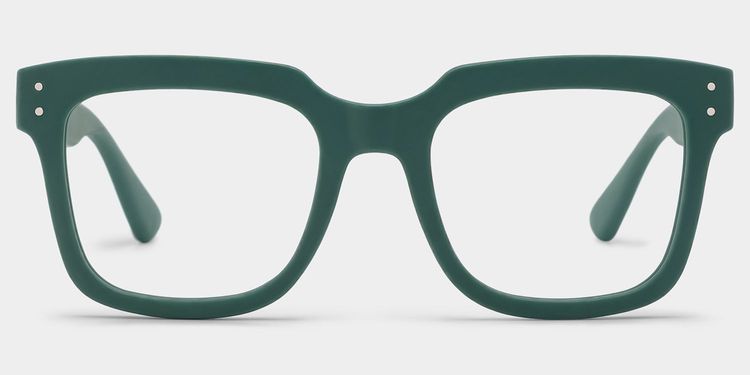 Liizbeett Green Square Glasses