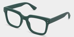 Liizbeett Green Square Glasses3