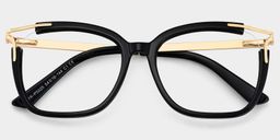 Sidibe Black Square Glasses1