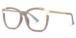 Sidibe Khaki Square Glasses2