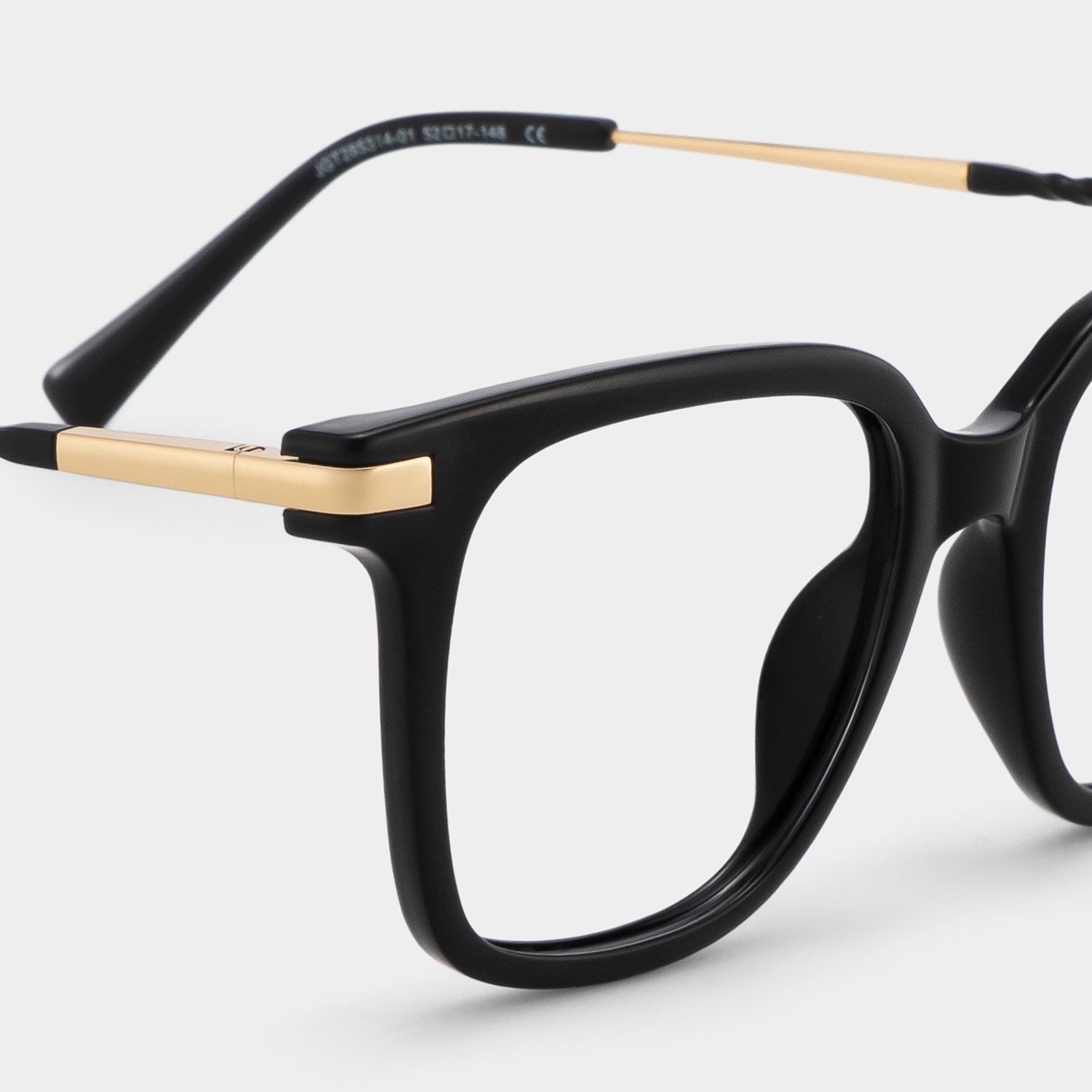 Jacqui Square Black-Frame Glasses | ZEELOOL4