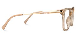 Jacqui Beige Rectangle Glasses2