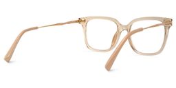 Jacqui Beige Rectangle Glasses3