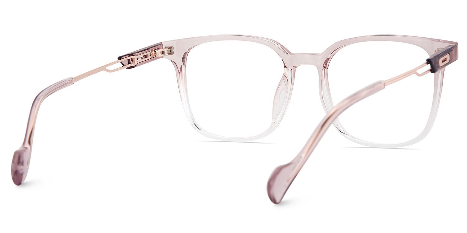 Chloe Pink Square Prescription Glasses for Women | ZEELOOL5