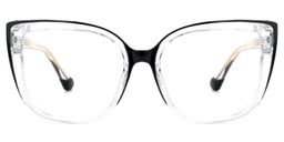 Fenn Clear Cat eye Glasses0