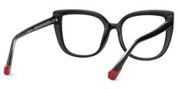 Fenn Black Cat eye Glasses4