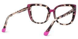 Fenn Pink Tortoise Cat eye Glasses4