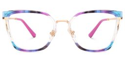 Martins Multicolor Rectangle Glasses1