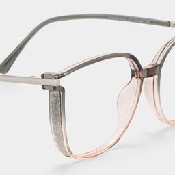 Rodz Gray-Pink Square Glasses4