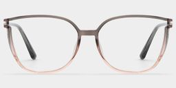 Rodz Gray-Pink Square Glasses0