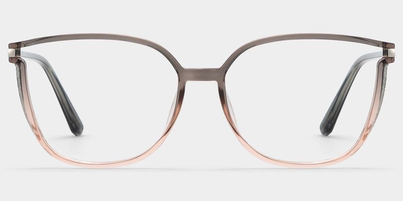Rodz Gray-Pink Square Glasses
