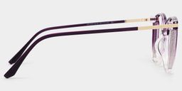 Rodz Purple Clear Square Glasses3