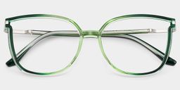 Rodz Green Square Glasses1