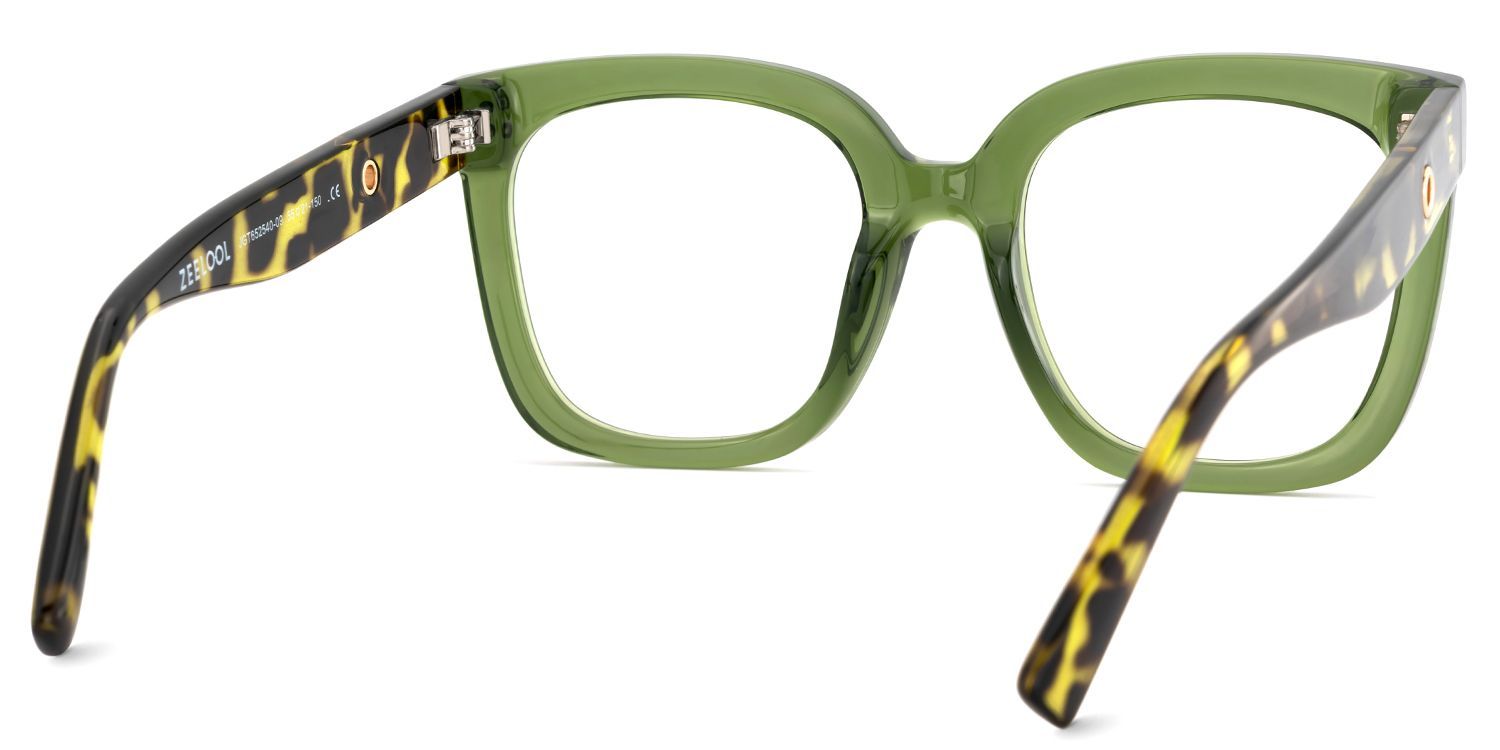 Women's Green Glasses With Square Shape7