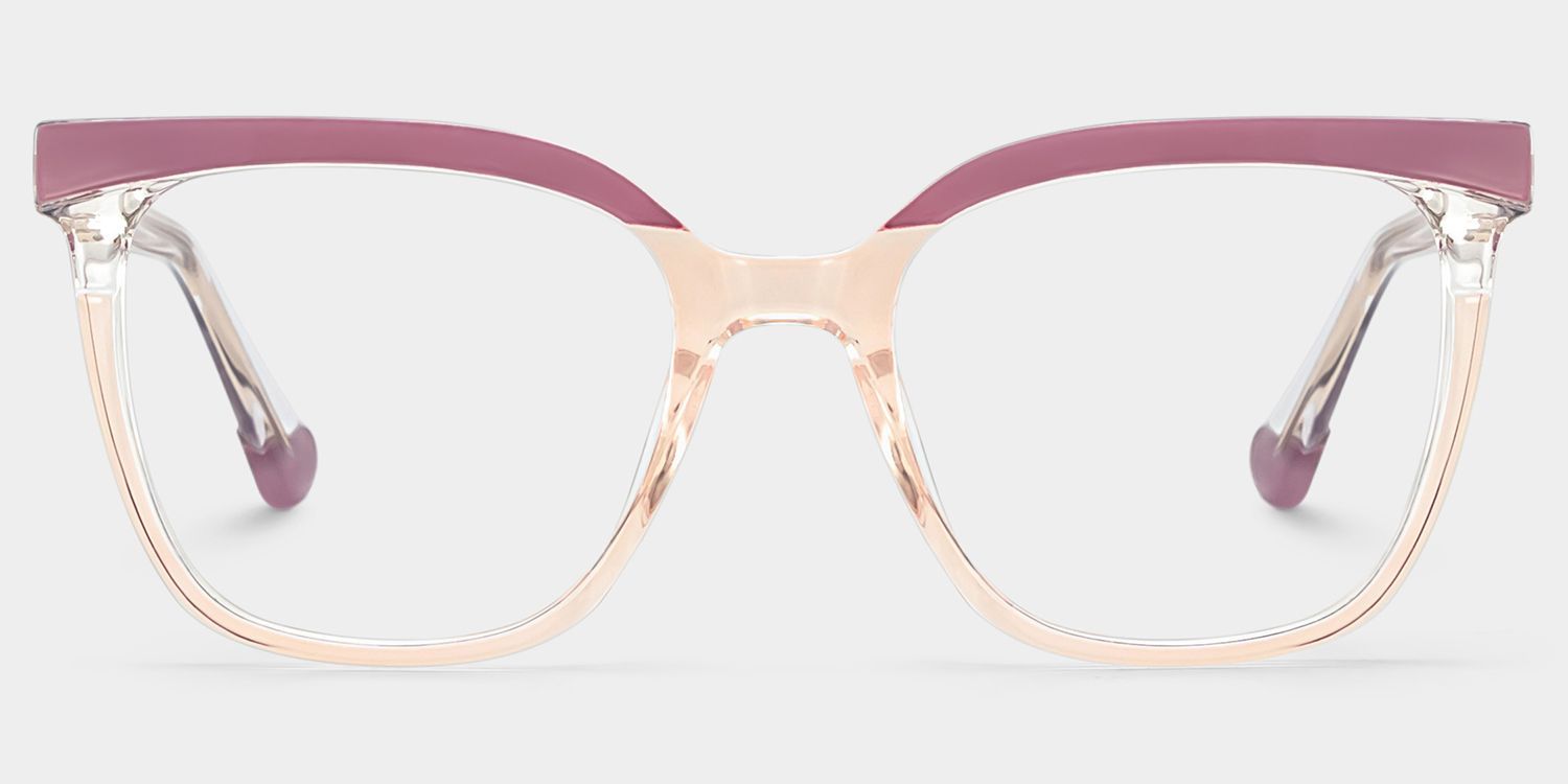 Square Tawana Purple Glasses Frames for Women | ZEELOOL0