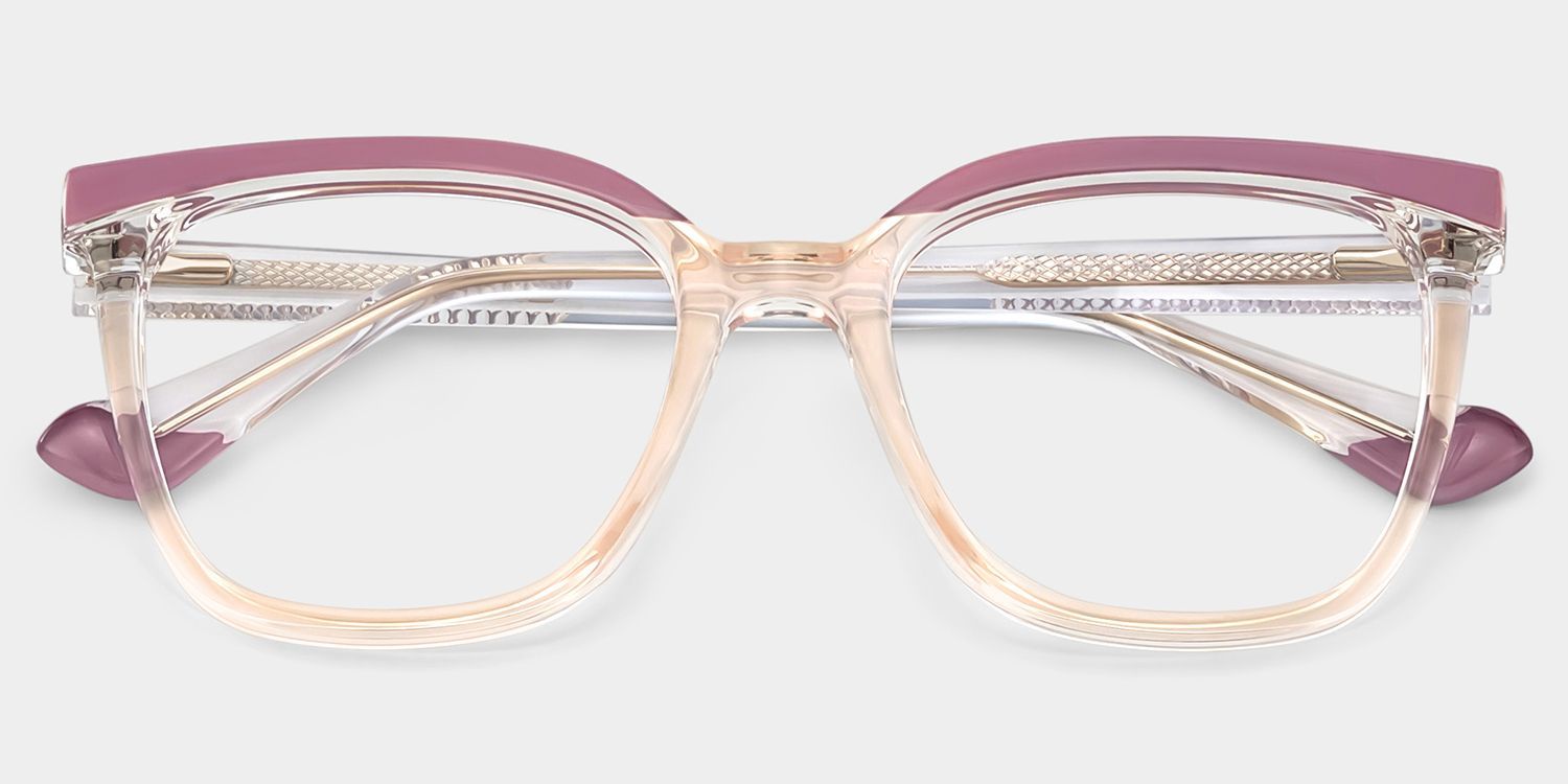 Square Tawana Purple Glasses Frames for Women | ZEELOOL1