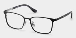 Aubrey Black Rectangle Glasses3