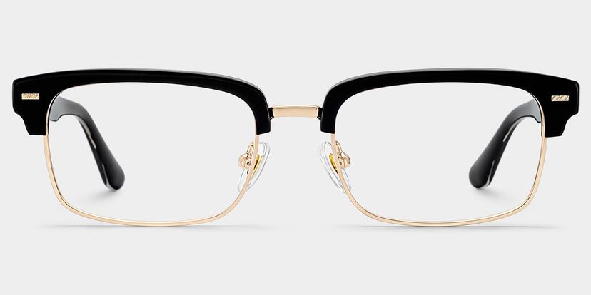 Eden Black Browline Glasses