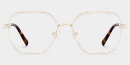 Sophie Clear Geometric Glasses1