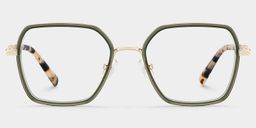 Sophie Green Geometric Glasses0